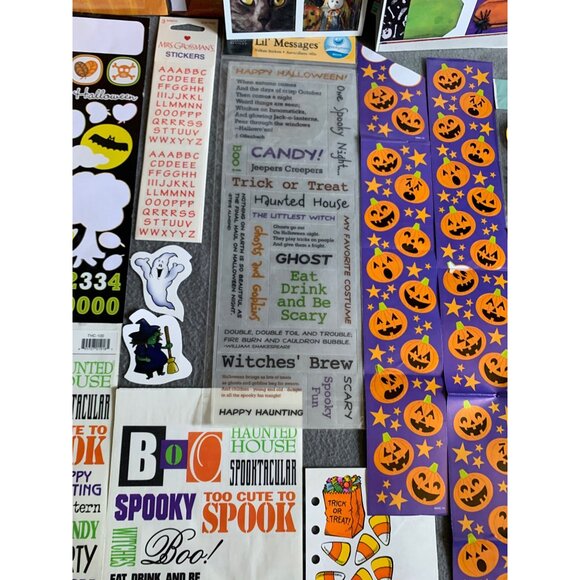 Halloween Scrapbook Stickers & Kits Bundle - Assorted Designs & Sizes - Picture 4 of 13